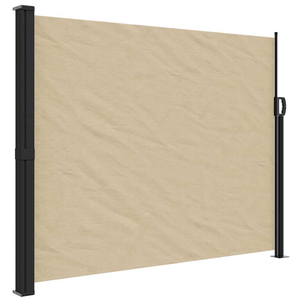 Vidaxx udtrækbar vindskærm 160x300 cm beige