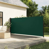 Vidaxx udtrækbar vindskærm 160x300 cm mørkegrøn