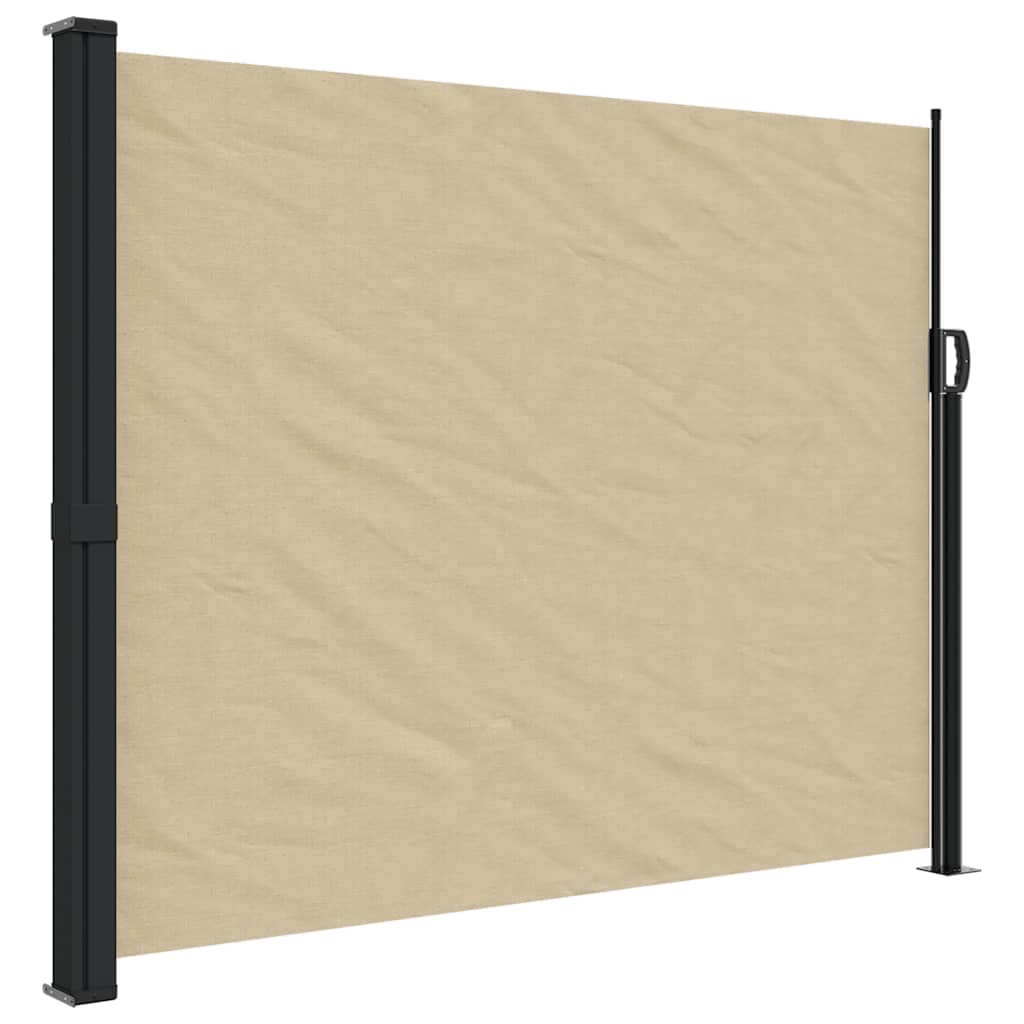 Vidaxx optrækkelig vindskærm 170x300 cm beige