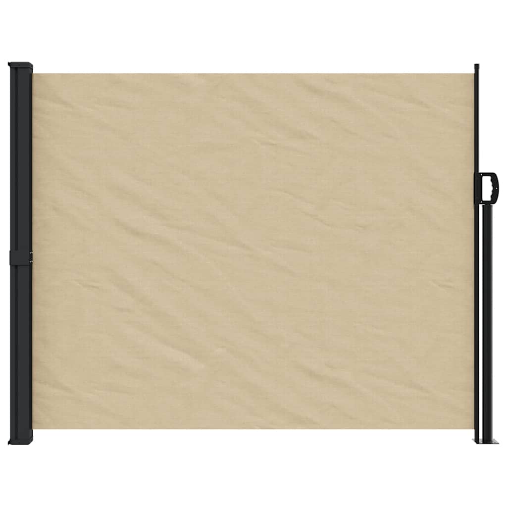 Vidaxx optrækkelig vindskærm 170x300 cm beige