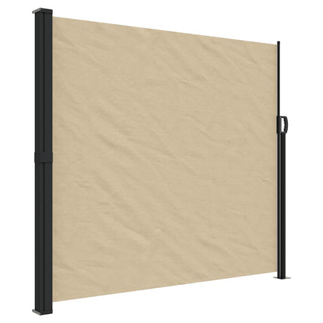 Vidaxx udtrækbar vindskærm 180x300 cm beige