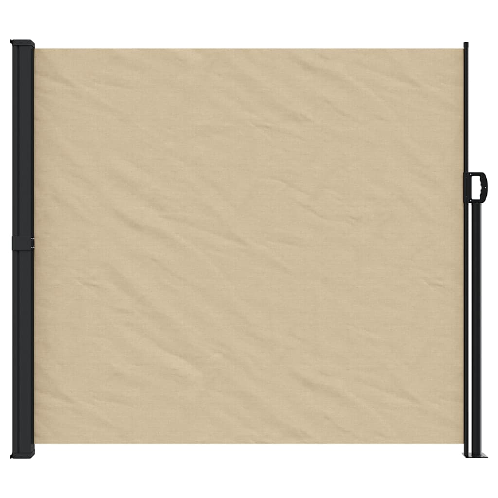 Vidaxx udtrækbar vindskærm 180x300 cm beige