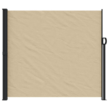 Vidaxx udtrækbar vindskærm 180x300 cm beige
