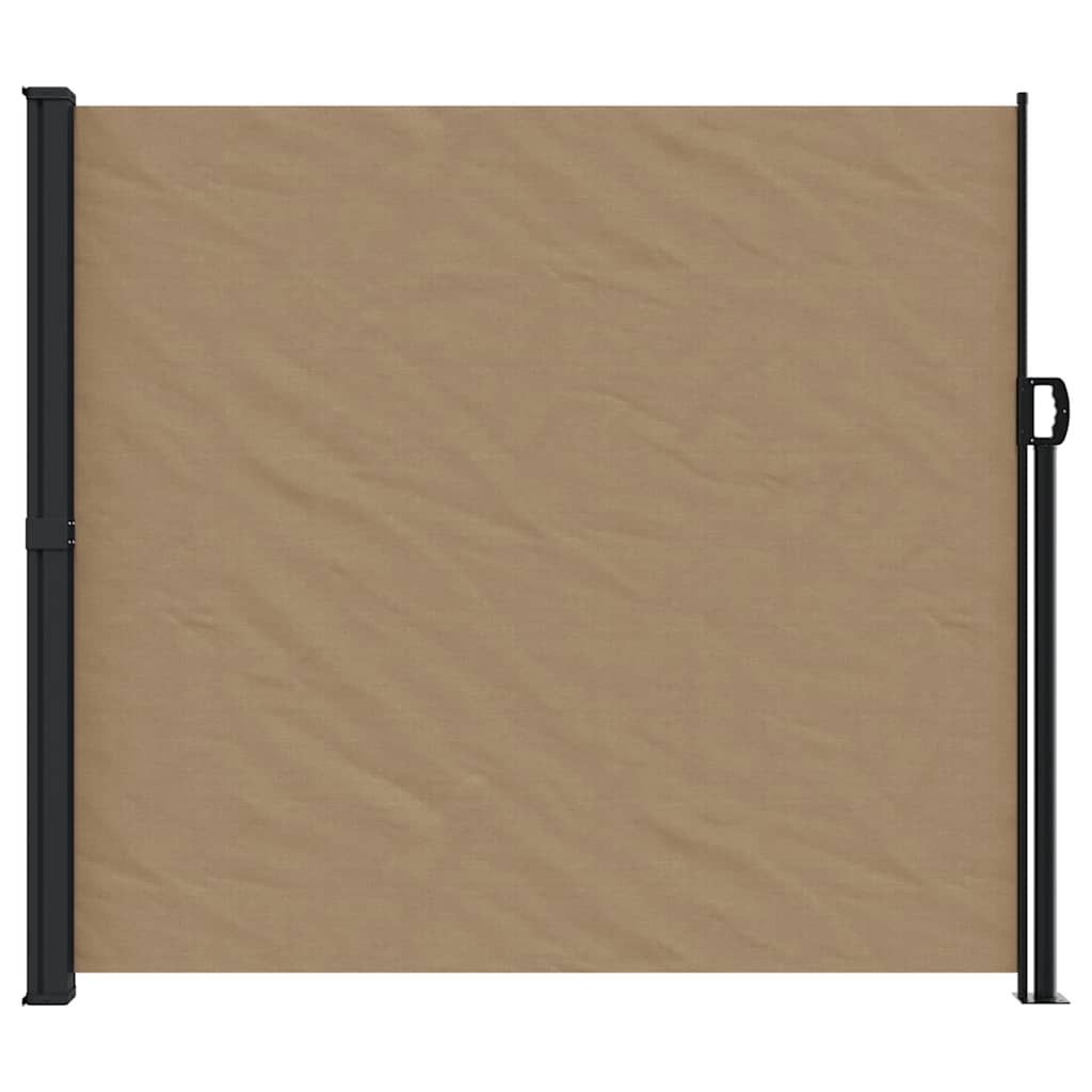 Vidaxx udtrækbar vindskærm 180x300 cm taupe
