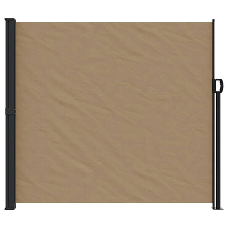 Vidaxx udtrækbar vindskærm 180x300 cm taupe