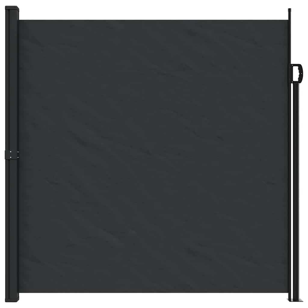 Vidaxx udtrækbar vindskærm 200x300 cm sort