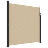 VidaXL Udtrækkelig vindskærm 200x300 cm beige