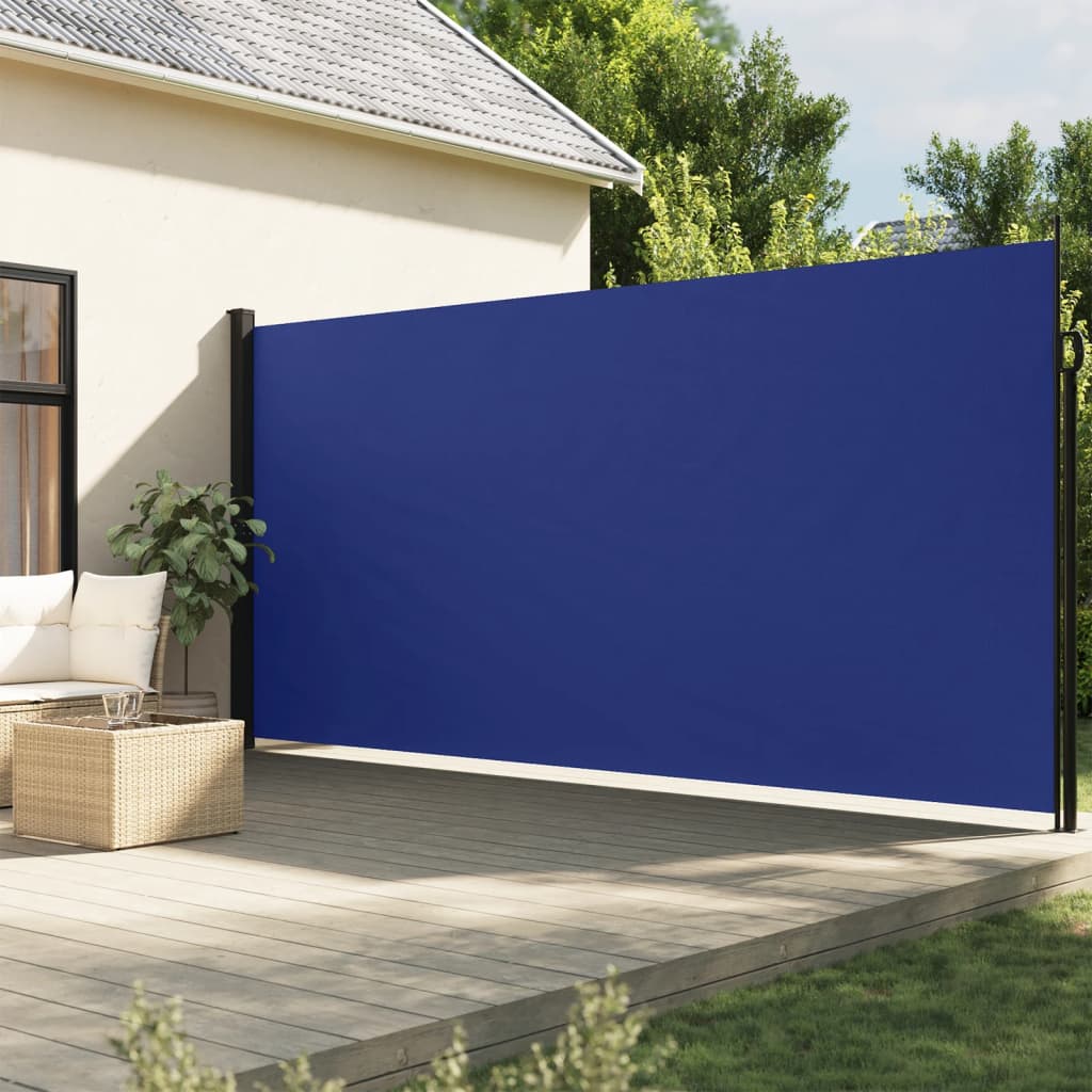 Vidaxx udtrækbar vindskærm 220x300 cm blå