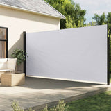 VidaXL Udtrækkelig vindskærm 220x300 cm hvid