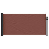 Vidaxx udtrækbar vindskærm 100x500 cm brun