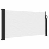 Vidaxx udtrækbar vindskærm 100x500 cm hvid