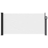 Vidaxx udtrækbar vindskærm 100x500 cm hvid