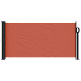 Vidaxx udtrækbar vindskærm 100x500 cm terracotta