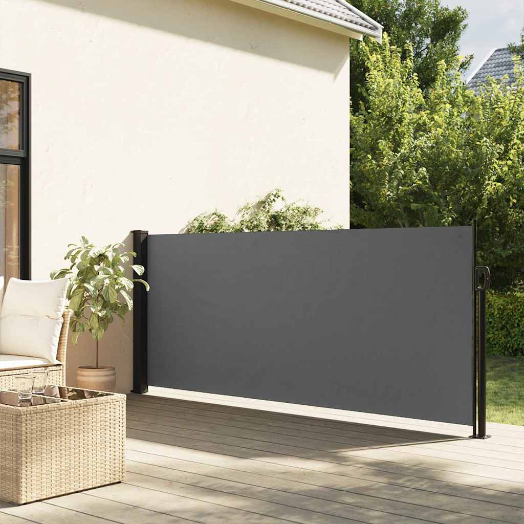 Vidaxx udtrækbart sidefortelt antracit 100x500 cm
