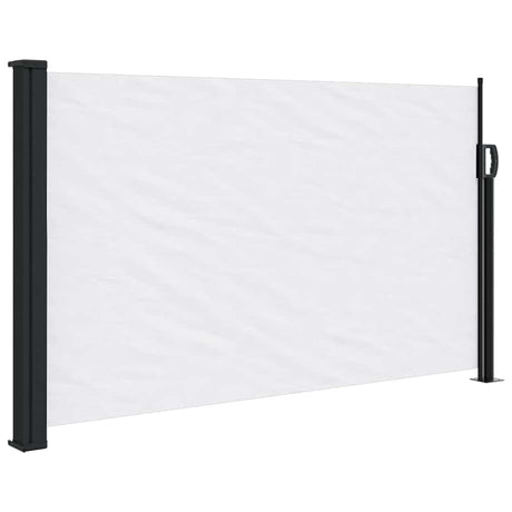 Vidaxx udtrækbar vindskærm 120x500 cm hvid