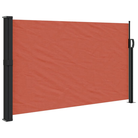Vidaxx udtrækbar vindskærm 120x500 cm terracotta