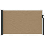 Vidaxx udtrækbar vindskærm 120x500 cm taupe