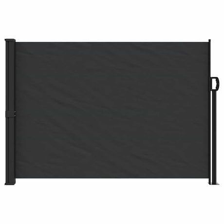 Vidaxx udtrækbar vindskærm 140x500 cm sort
