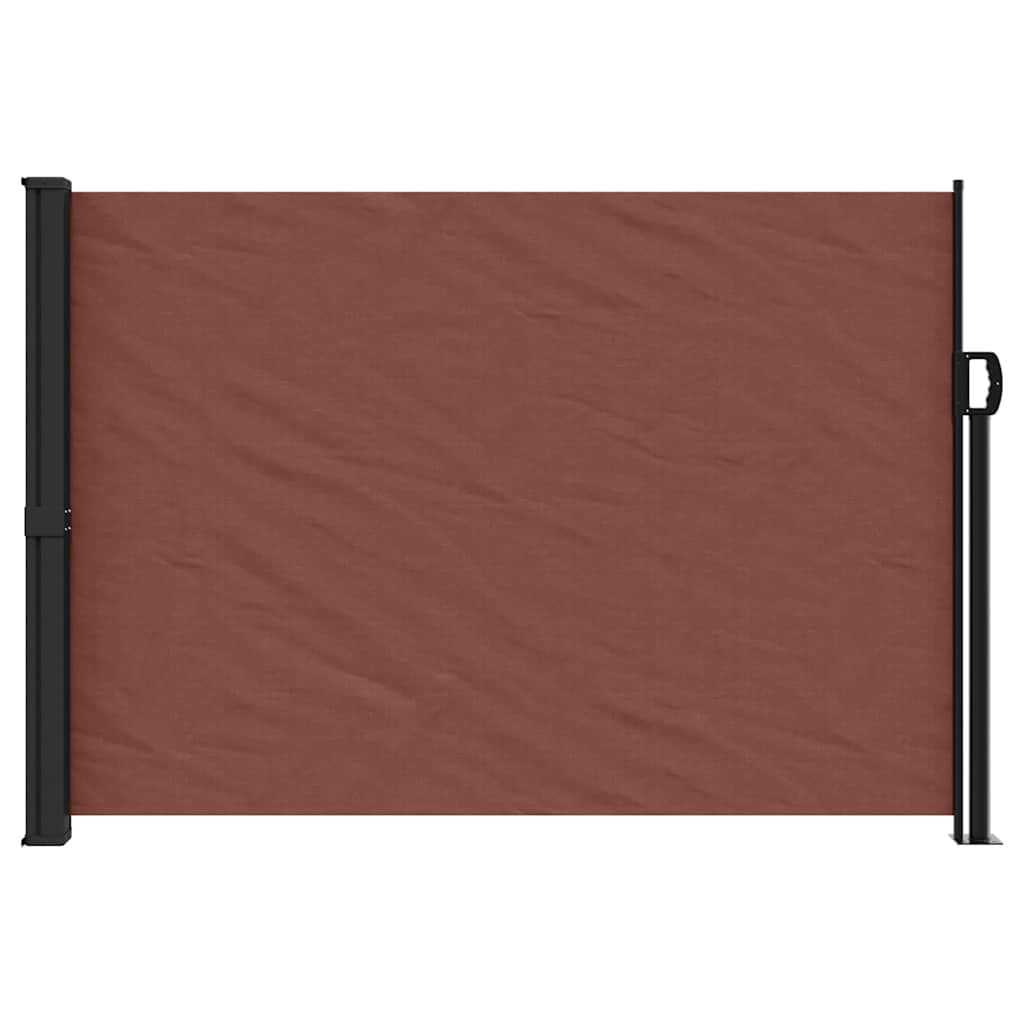 Vidaxx udtrækbar vindskærm 140x500 cm brun