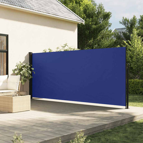 Vidaxx udtrækbar vindskærm 160x500 cm blå