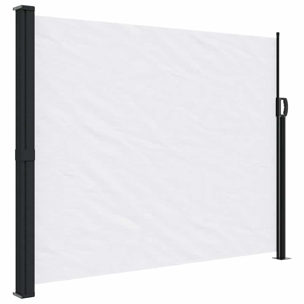 Vidaxx udtrækbar vindskærm 160x500 cm hvid
