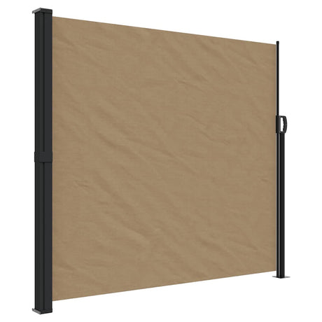 Vidaxx udtrækbar vindskærm 180x500 cm taupe