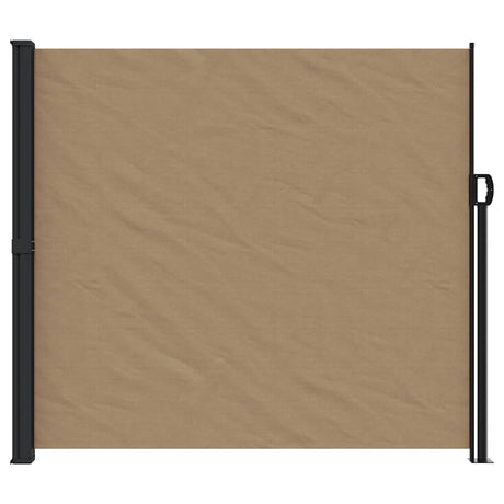 Vidaxx udtrækbar vindskærm 180x500 cm taupe