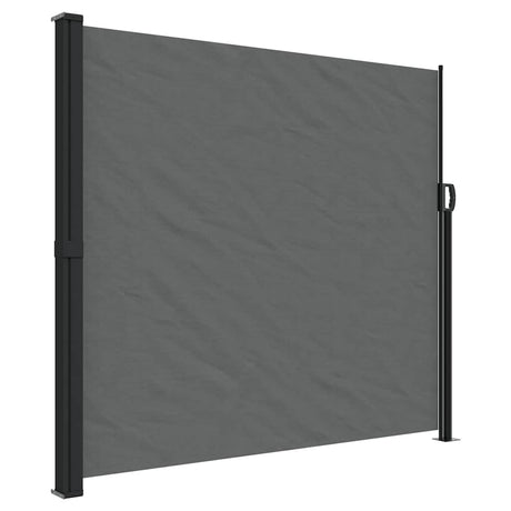 Vidaxx udtrækbar vindskærm 180x500 cm antracit