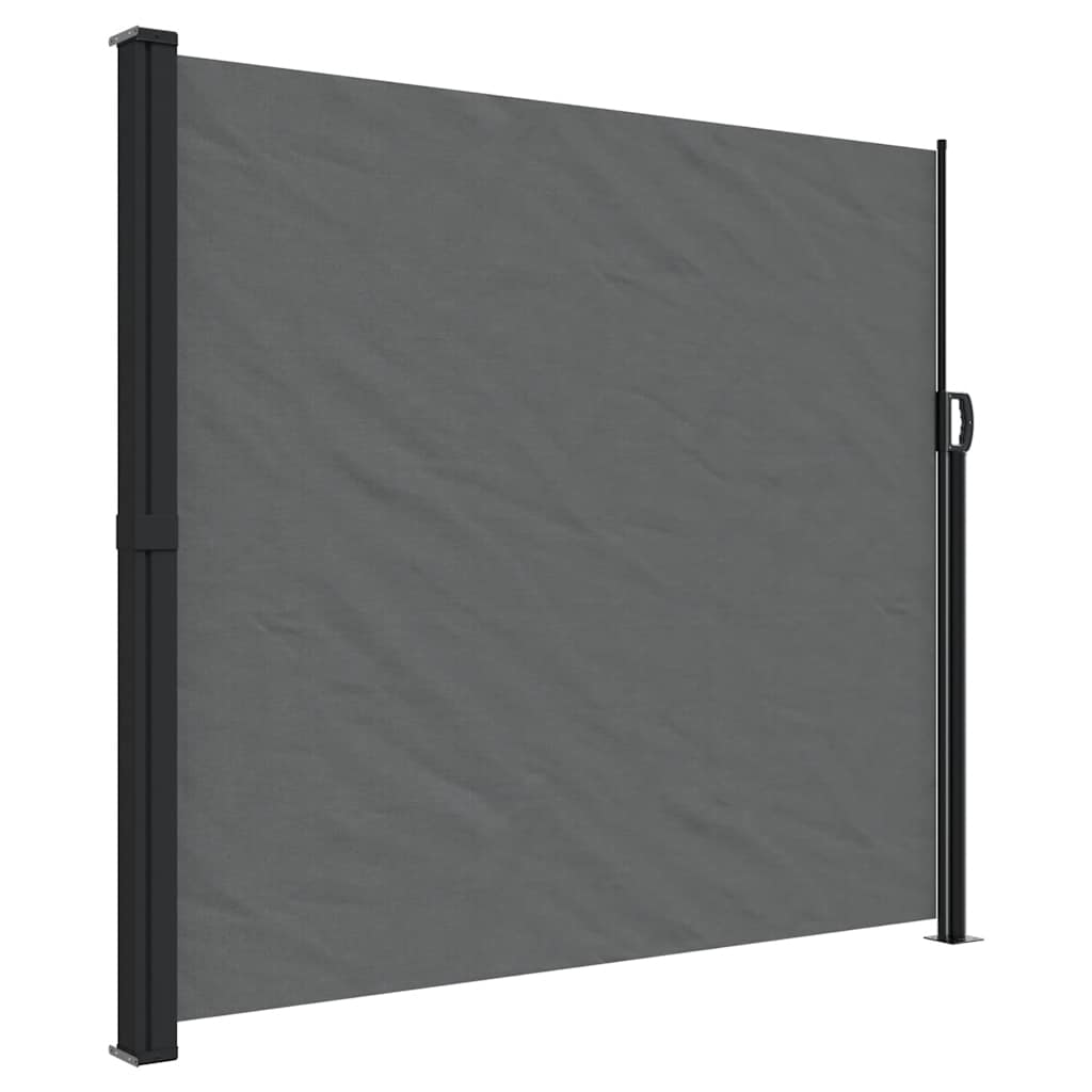 Vidaxx udtrækbar vindskærm 180x500 cm antracit