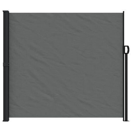 Vidaxx udtrækbar vindskærm 180x500 cm antracit