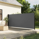 Vidaxx udtrækbar vindskærm 180x500 cm antracit