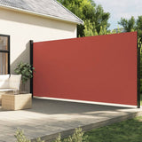 Vidaxx udtrækbar vindskærm 200x500 cm terracotta