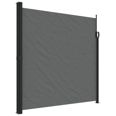 Vidaxx udtrækbar vindskærm 200x500 cm antracit