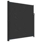 Vidaxx udtrækbar vindskærm 220x500 cm sort