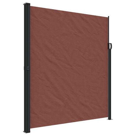 Vidaxx udtrækbar vindskærm 220x500 cm brun