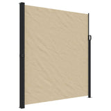 VidaXL Udtrækkelig vindskærm 220x500 cm beige