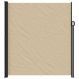 VidaXL Udtrækkelig vindskærm 220x500 cm beige