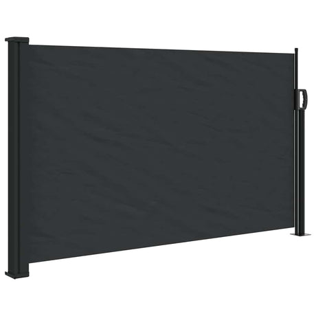 Vidaxx udtrækbar vindskærm 120x600 cm sort