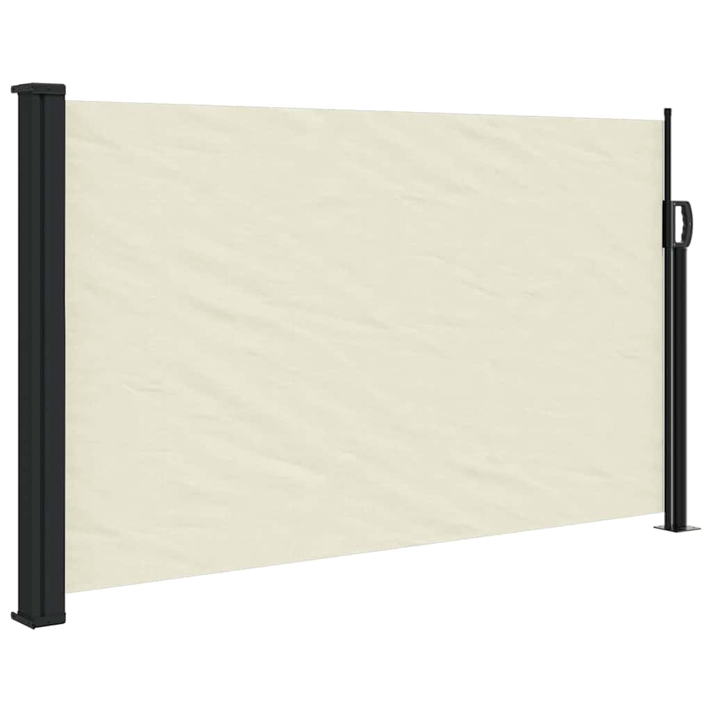 Vidaxx udtrækbar vindskærm 120x600 cm creme