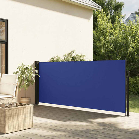 Vidaxx udtrækbar vindskærm 120x600 cm blå