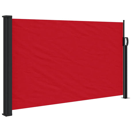 Vidaxx udtrækbar vindskærm 120x600 cm rød