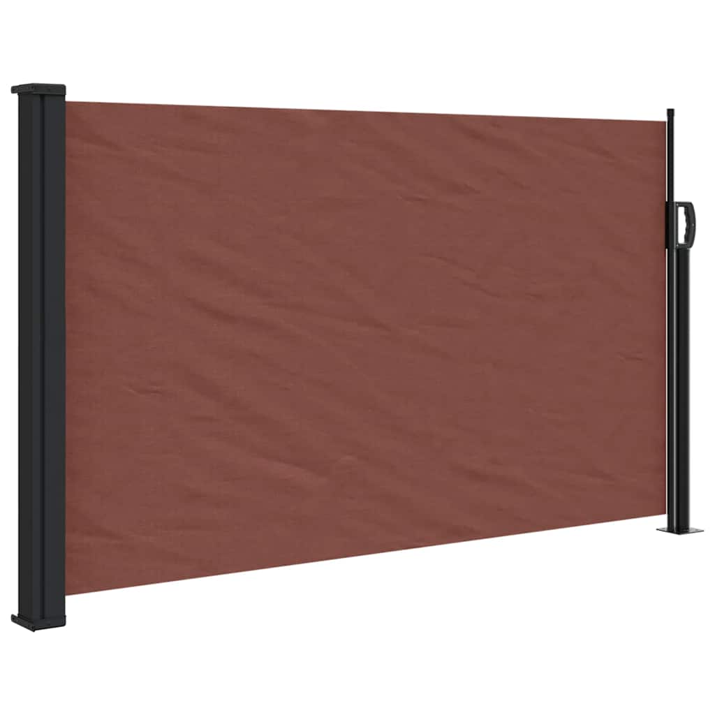 Vidaxx udtrækbar vindskærm 120x600 cm brun