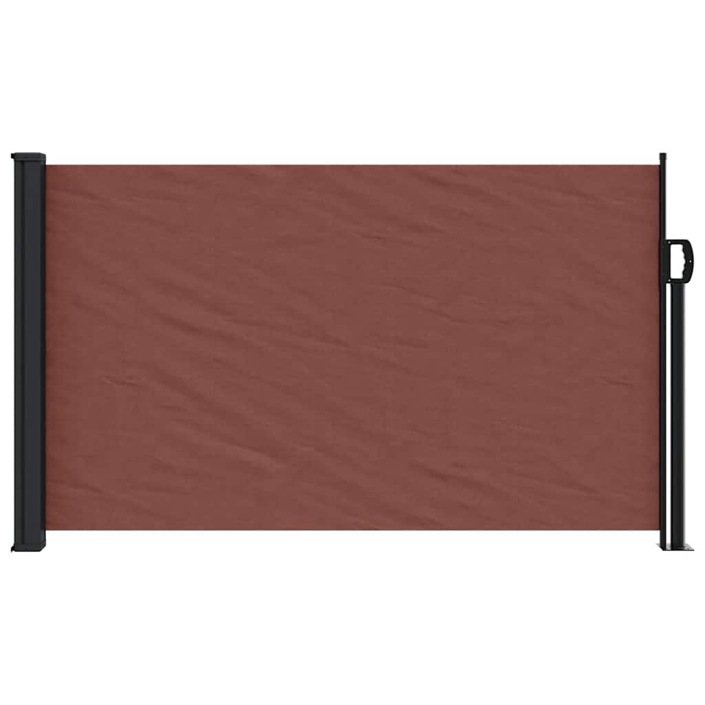 Vidaxx udtrækbar vindskærm 120x600 cm brun