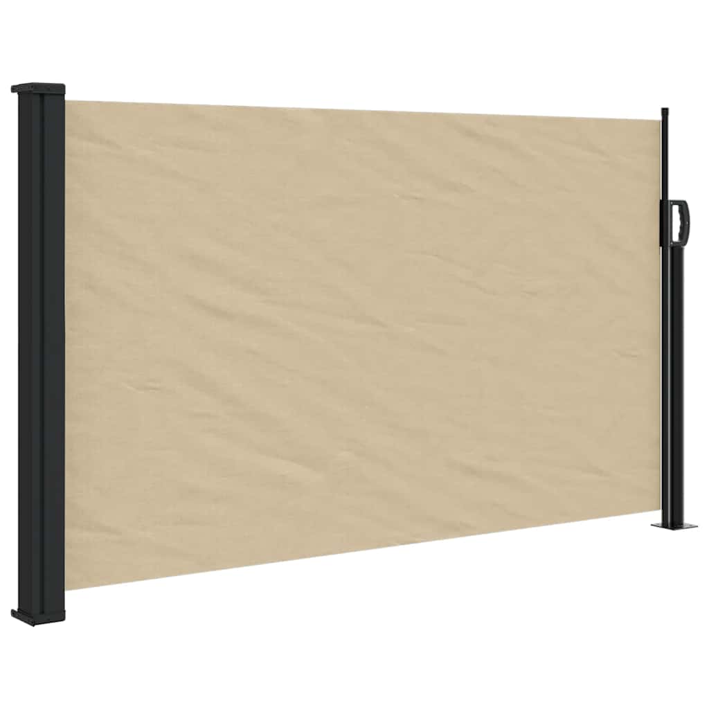 Vidaxx udtrækbar vindskærm 120x600 cm beige