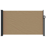 Vidaxx udtrækbar vindskærm 120x600 cm taupe