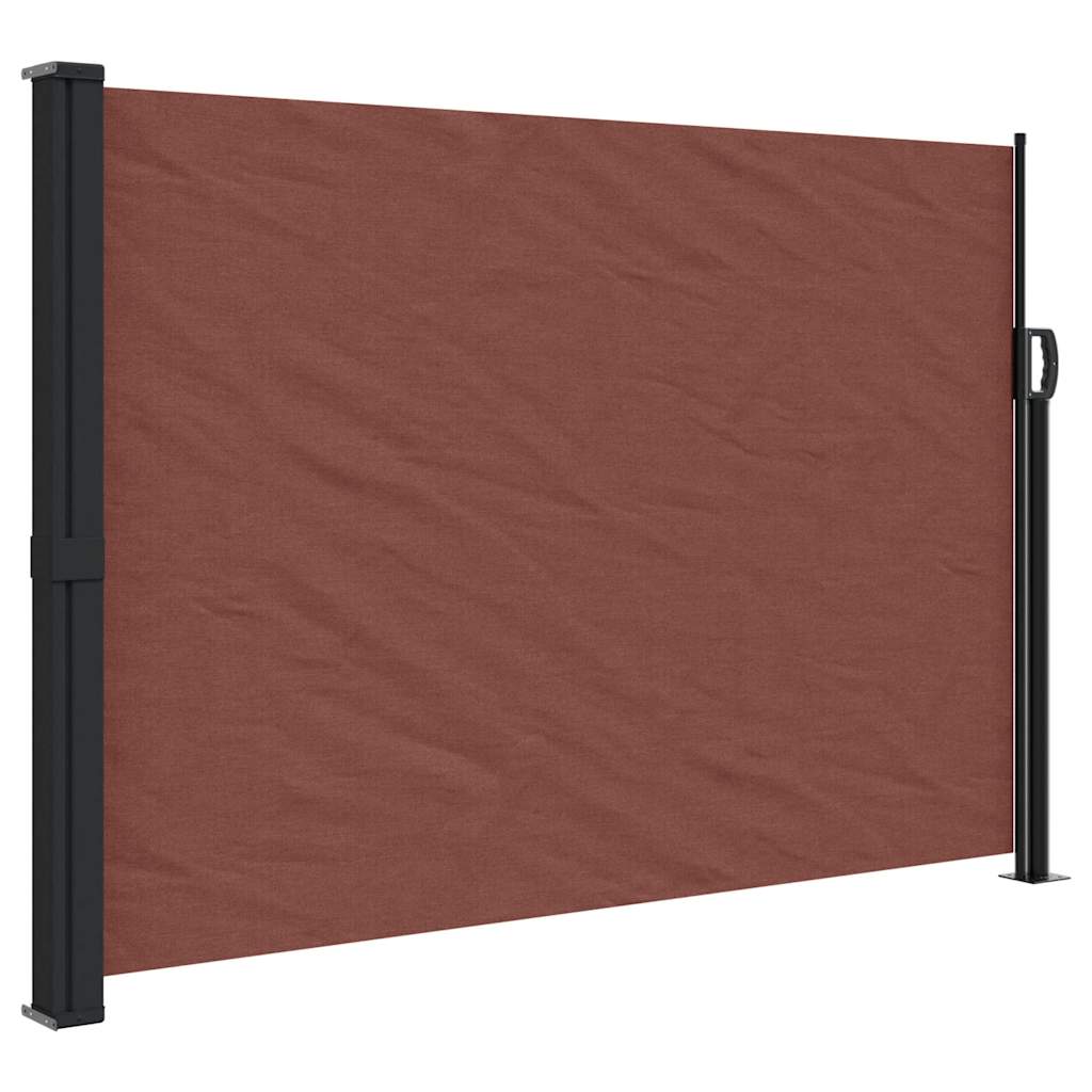 Vidaxx udtrækbar vindskærm 140x600 cm brun