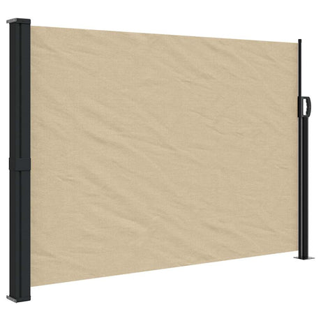 Vidaxx udtrækbar vindskærm 140x600 cm beige