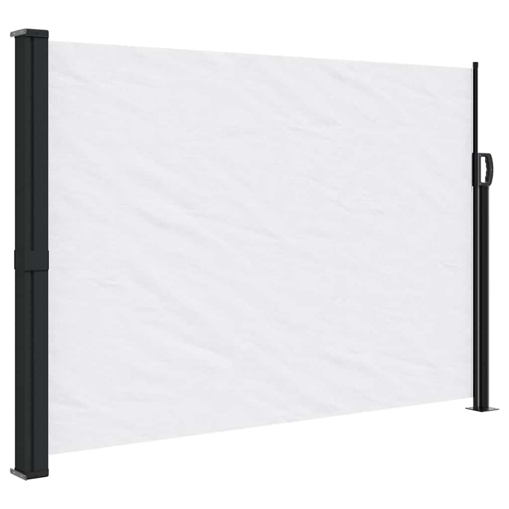 Vidaxx udtrækbar vindskærm 140x600 cm hvid