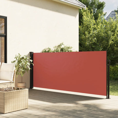 Vidaxx udtrækbar vindskærm 140x600 cm terracotta