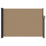 Vidaxx udtrækbar vindskærm 140x600 cm taupe
